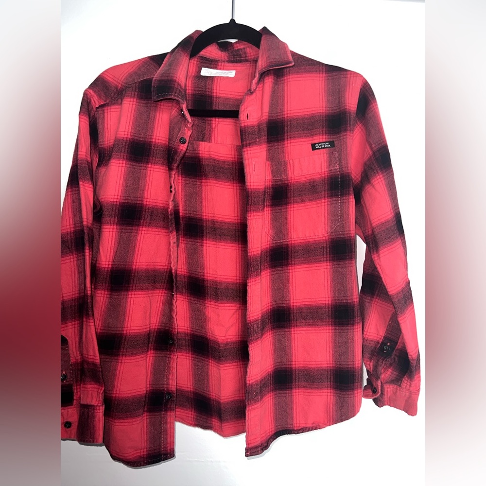 Boys ZARA Red Flannel